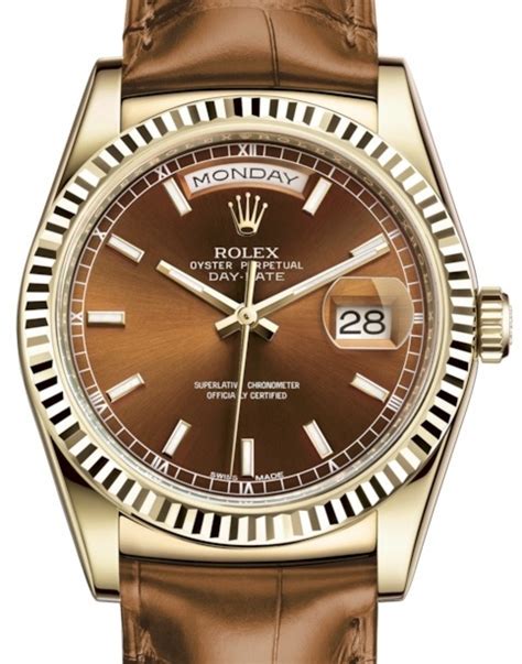 leather strap for rolex day date|rolex 1803 bracelet.